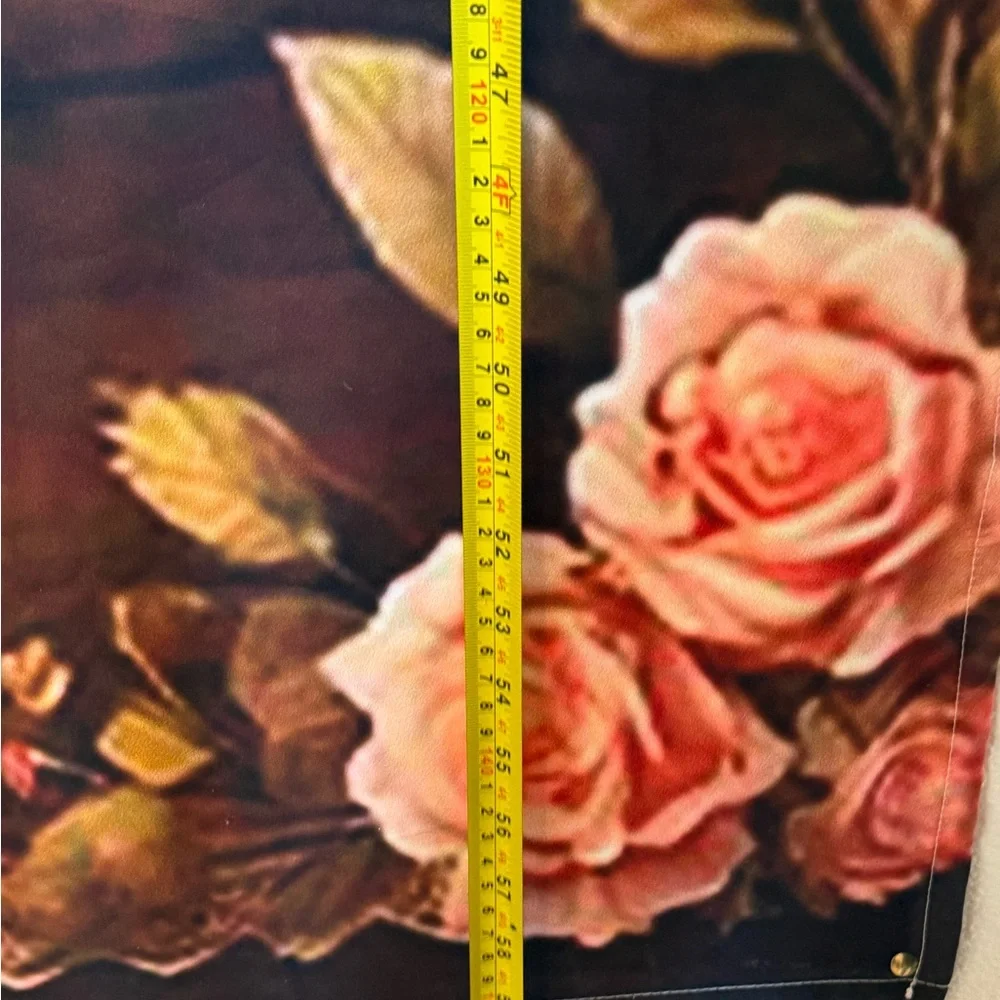 Western Country Floral Boot Rope Cowboy Wild West Backdrop